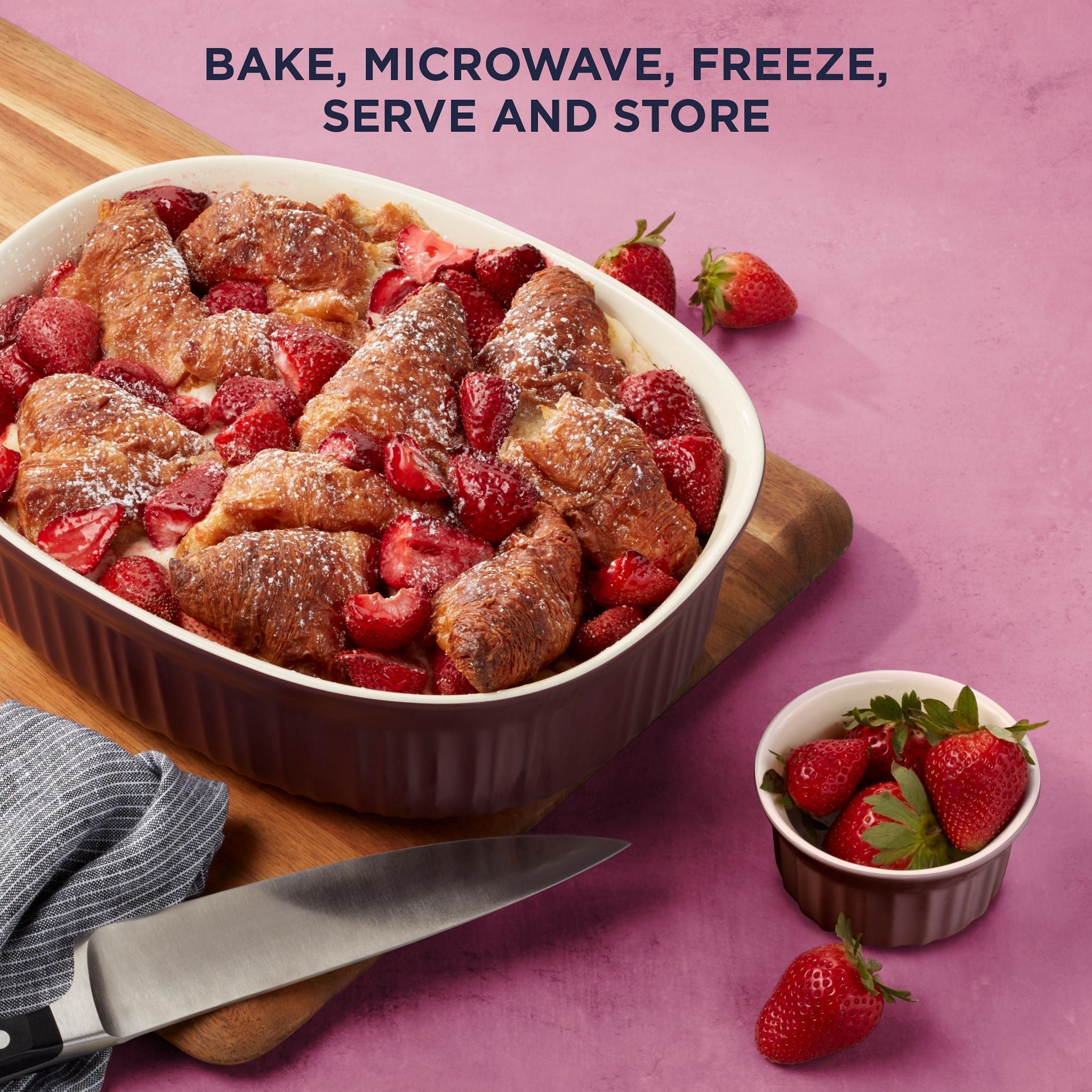 CorningWare® French Colors 10-piece Bakeware Set, Cabernet